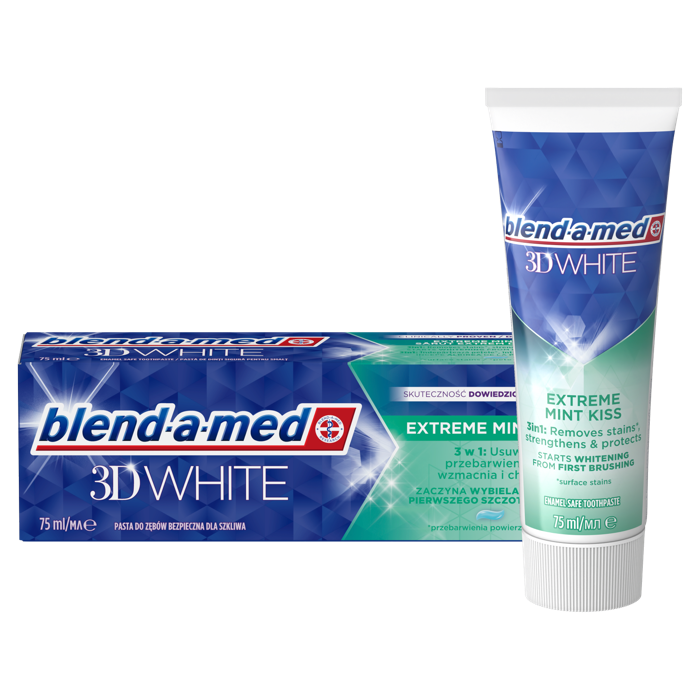 Blend-a-med 3D White pasta wybielająca 75 ml